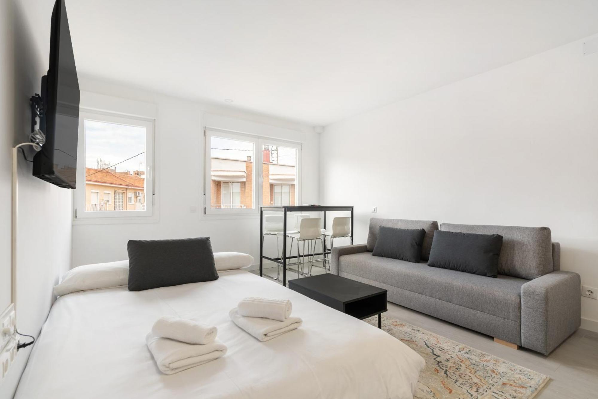 Madrid Riverside Studios Con Parking Incluido Alquiler Temporal Exterior photo