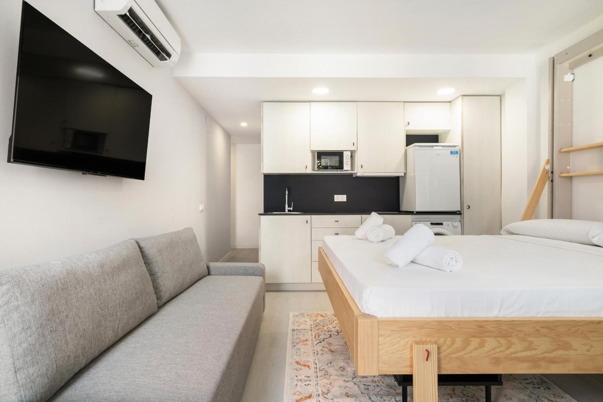 Madrid Riverside Studios Con Parking Incluido Alquiler Temporal Exterior photo
